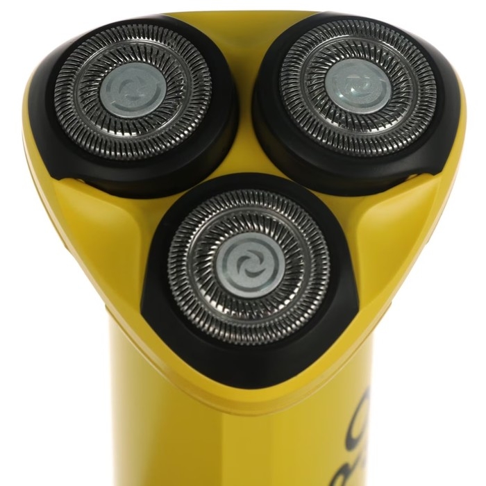 Электробритва BQ SV2005, 5 Вт, роторная, 3 головки, сухое/влажное бритьё, от АКБ, жёлтая Электробритва BQ SV2005, 5 Вт, роторная, 3 головки, сухое/влажное бритьё, от АКБ, жёлтая
