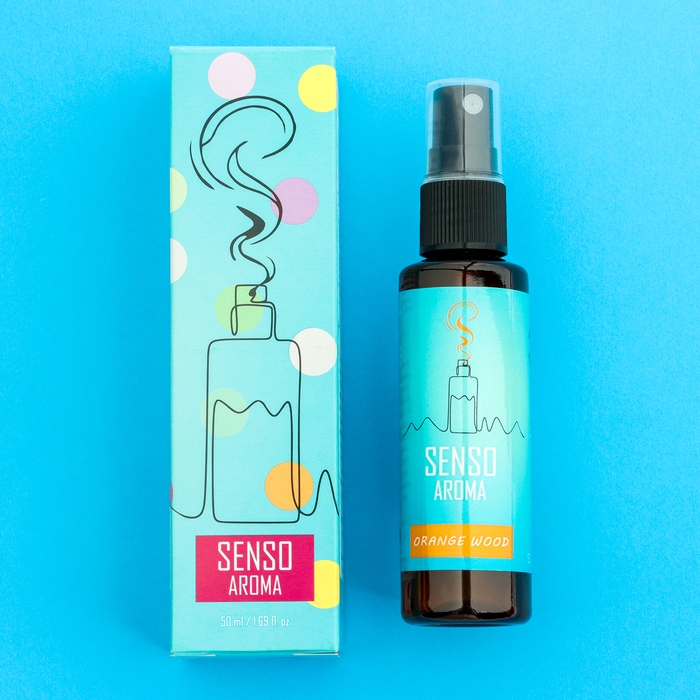 Духи автомобильные концентрированные спрей Senso Orange Wood, 50 мл Духи автомобильные концентрированные спрей Senso Orange Wood, 50 мл