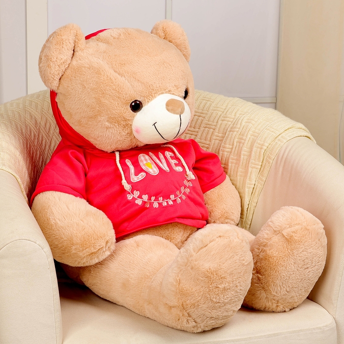 Мягкая игрушка «Медведь» в кофте, 95 см, цвет коричневый Мягкая игрушка «Медведь» в кофте, 95 см, цвет коричневый