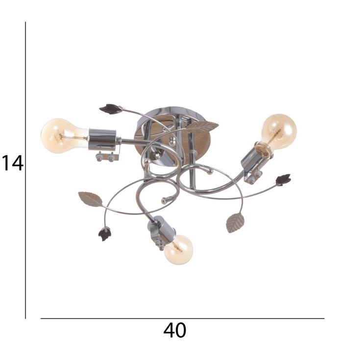Люстра Люстра "Камми" бп 3х40Вт Е27 Хром МОДЕЛЬ:2638721