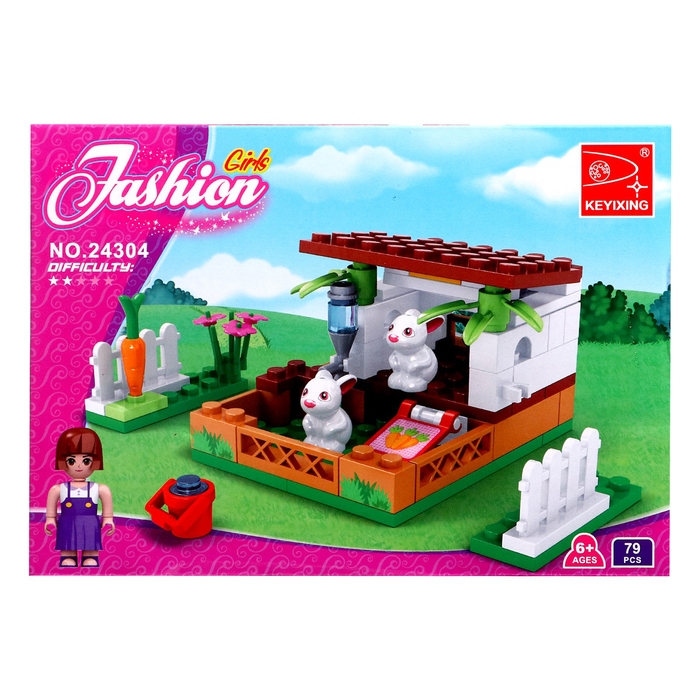 Конструктор &laquo;Мини-ферма&raquo;, 73 детали