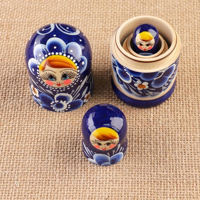 Матрёшка 3-х кукольная  Матрёшка 3-х кукольная "Зоя" 11 см, ручная роспись