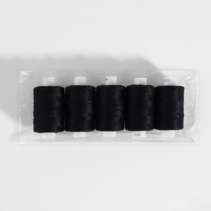 Нитки 100ЛХ, 200 м, цвет чёрный №6818, цена за 1 штуку Нитки 100ЛХ, 200 м, цвет чёрный №6818, цена за 1 штуку