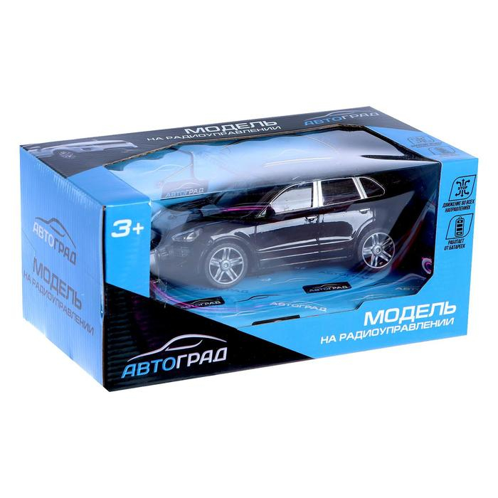 Машина на радиоуправлении, работает от батареек, цвет чёрный Машина на радиоуправлении, работает от батареек, цвет чёрный