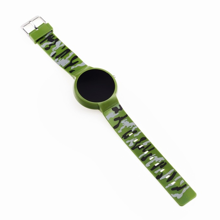 Часы наручные электронные Часы наручные электронные "Ройстон", ремешок силикон, l-23 см. камуфляж