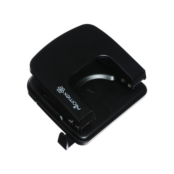 Дырокол металлический 25 листов, Attomex, форматная линейка, чёрный Дырокол металлический 25 листов, Attomex, форматная линейка, чёрный