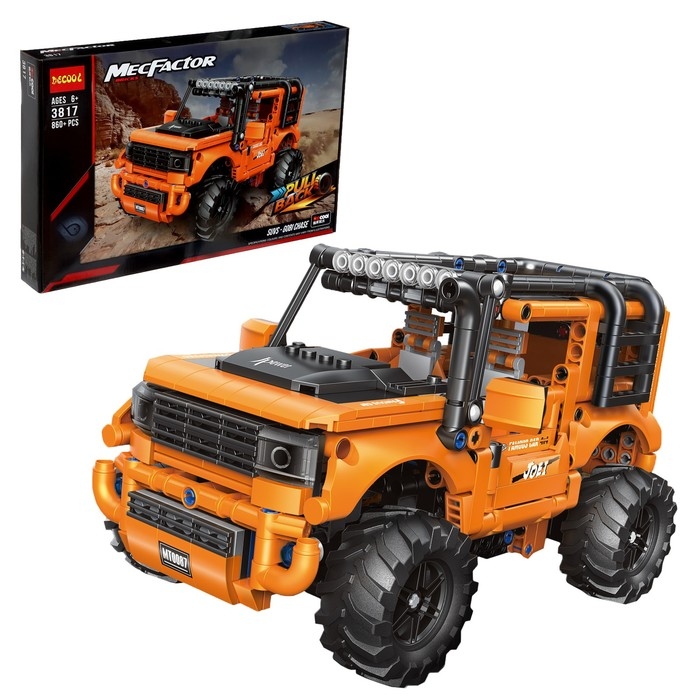 Конструктор Техно &laquo;Внедорожник&raquo;, инерционный механизм, 860 деталей