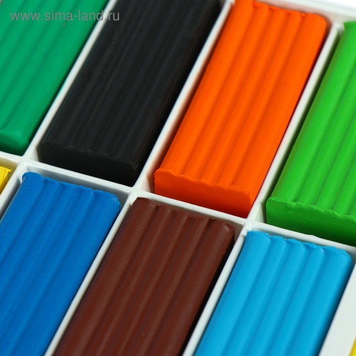 Пластилин GLOBUS  Пластилин GLOBUS "Классический", 10 цветов, 200 г, рекомендован педагогами