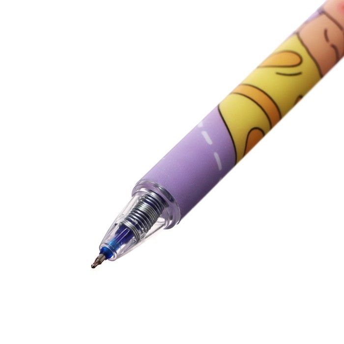 Ручка гелевая-прикол стираемые чернила Ручка гелевая-прикол стираемые чернила "Мишка-Космонавт", МИКС