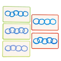 Развивающий набор «Сенсорные колечки», 10 заданий, 3+