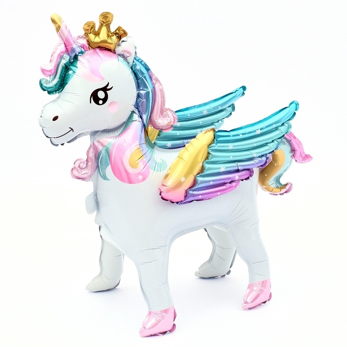 Шар фольгированный 26 Шар фольгированный 26" «Единорог с крыльями», под воздух