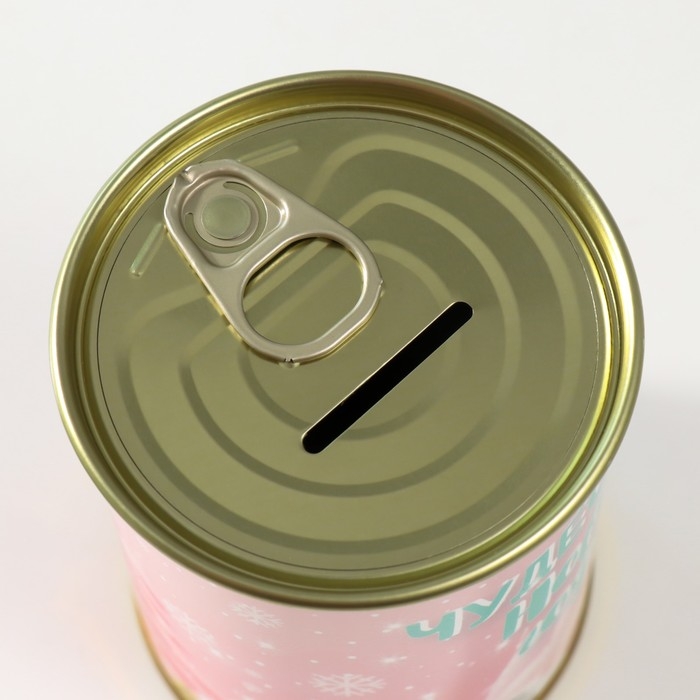 Копилка-банка металл  Копилка-банка металл "Чудесного нового года"