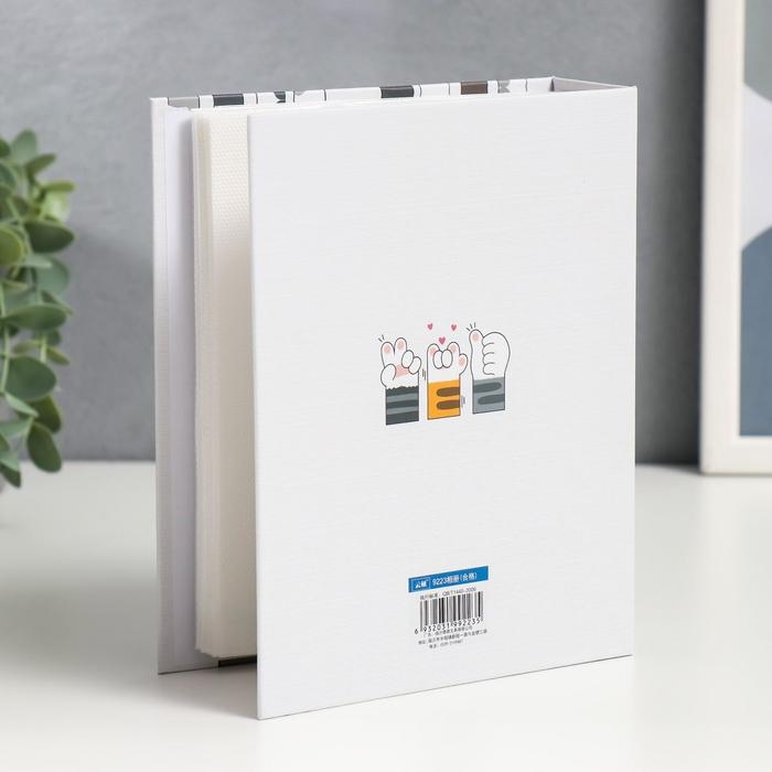 Фотоальбом на 100 фото 10х15 см Фотоальбом на 100 фото 10х15 см "Кошачьи лапки" 17,9х14,1х5 см