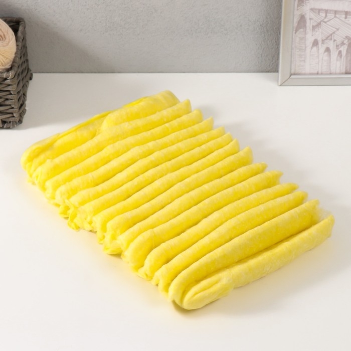 Вата Зиг-Заг для творчества 100 г желтая Вата Зиг-Заг для творчества 100 г желтая