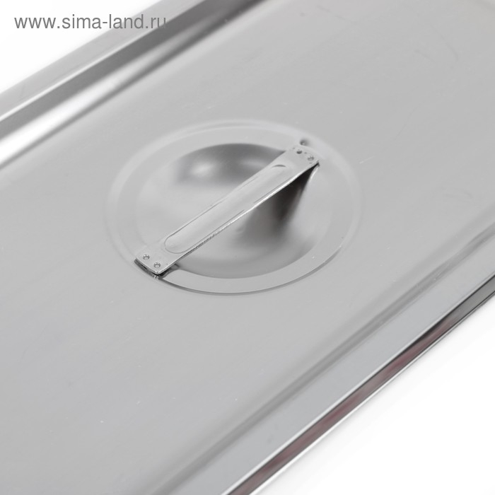 Крышка из нержавеющей стали к гастроемкости 1/3, 32,5×17,6×1,5 см, толщина 0,8 мм Крышка из нержавеющей стали к гастроемкости 1/3, 32,5×17,6×1,5 см, толщина 0,8 мм