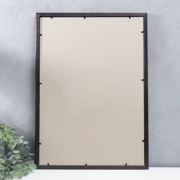 Фоторамка пластик 35х50 см, тёмное дерево (пластиковый экран) Фоторамка пластик 35х50 см, тёмное дерево (пластиковый экран)