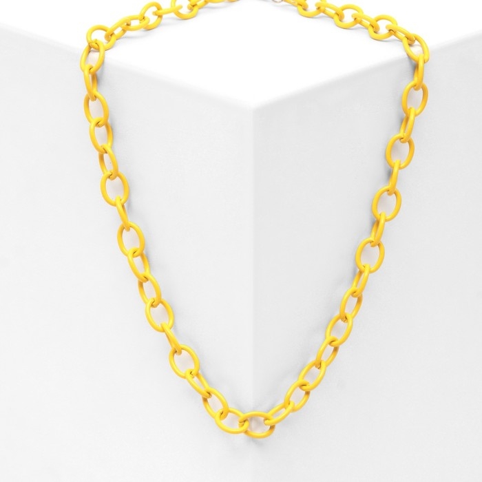 Чокер «Цепь» мультики, цвет жёлтый, L=37 см Чокер «Цепь» мультики, цвет жёлтый, L=37 см