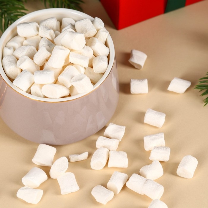 Новый год! Маршмеллоу в пакете &laquo;Сладкий новогодний снег&raquo;, со вкусом пломбира, 55 г.