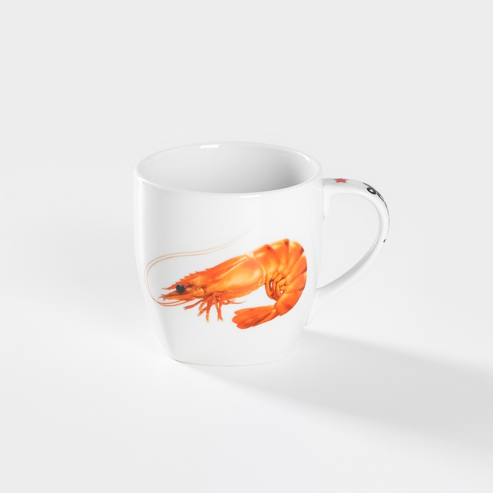 Кружка фарфоровая Seaife, 400 мл, рисунок микс Кружка фарфоровая Seaife, 400 мл, рисунок микс