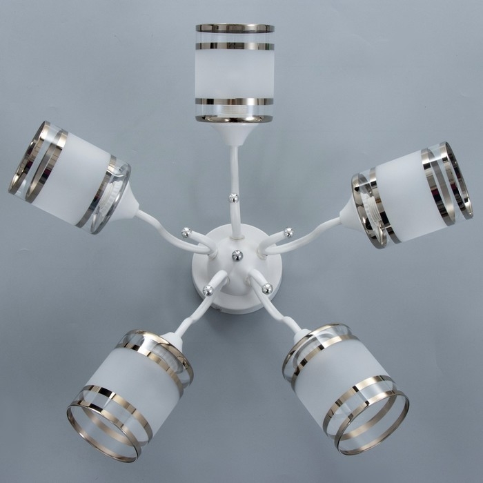 Люстра Люстра " Эмма" 5хЕ27 40Вт белый 51х51х25см BayerLux