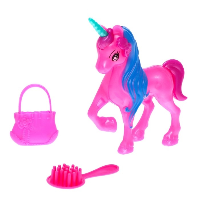 Игрушка «Единорог» с аксессуарами, МИКС Игрушка «Единорог» с аксессуарами, МИКС