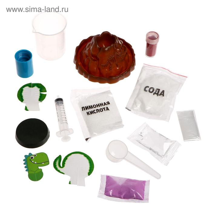 Набор для опытов 4 в 1 «Извержение вулкана» Набор для опытов 4 в 1 «Извержение вулкана»