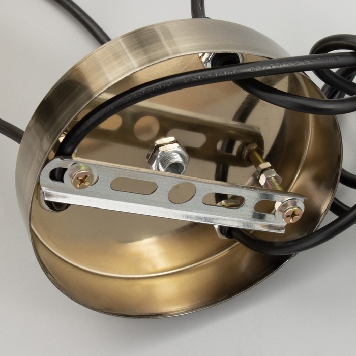 Светильник BayerLux Светильник BayerLux "Дикси" 3хЕ27 40Вт латунь 45х45х22-122см