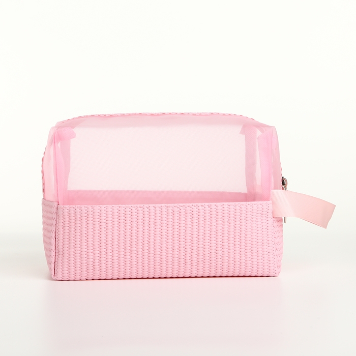 Косметичка на молнии, цвет розовый Косметичка на молнии, цвет розовый