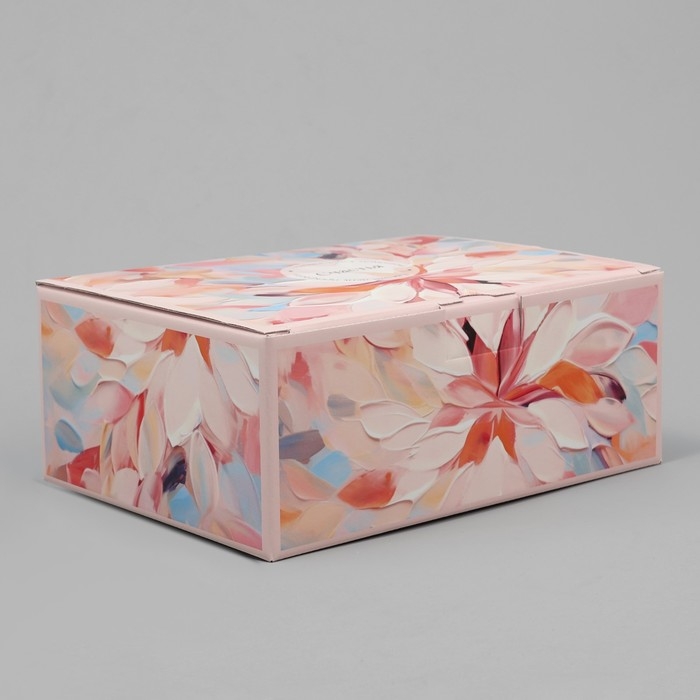 Коробка подарочная складная, упаковка, «Наслаждайся моментом », 26 х 19 х 10 см