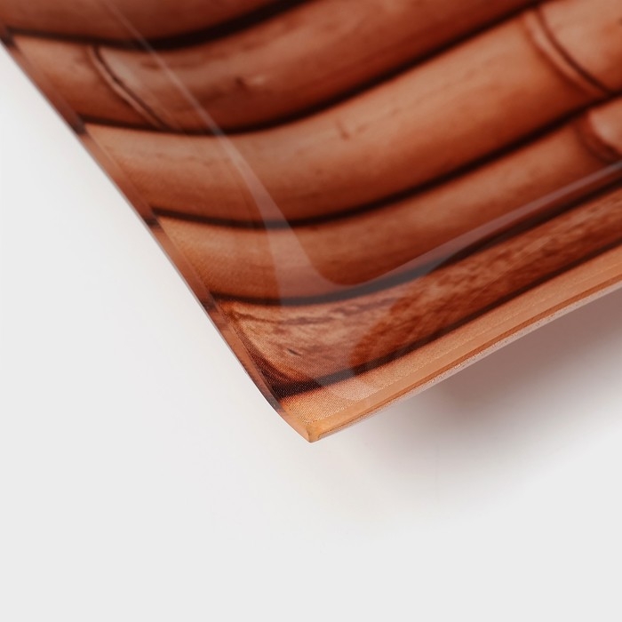 Набор стеклянных блюд «Бамбук золотой», 35,5×14×2 см, 18,5×8,5×1,5 см Набор стеклянных блюд «Бамбук золотой», 35,5×14×2 см, 18,5×8,5×1,5 см