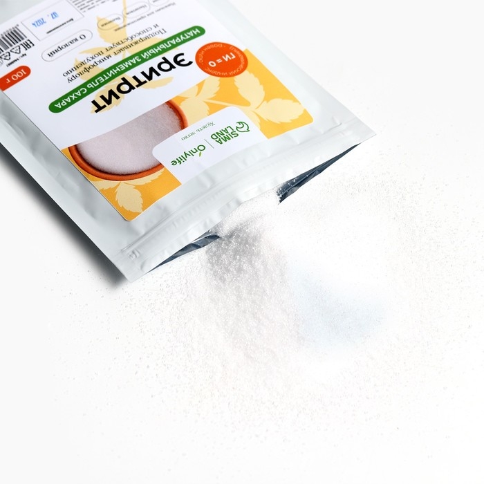 Сахарозаменитель «Эритрит», 100 г. Сахарозаменитель «Эритрит», 100 г.