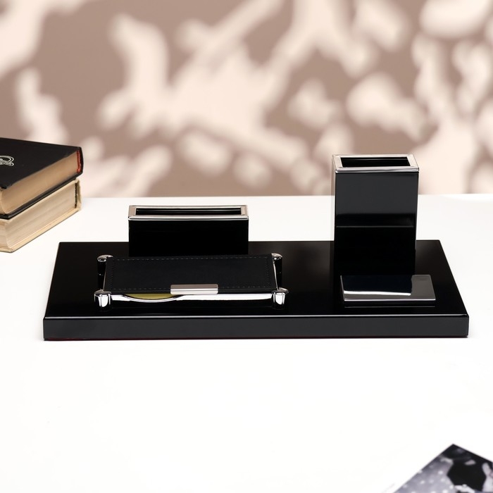 Набор настольный канцелярский 4в1