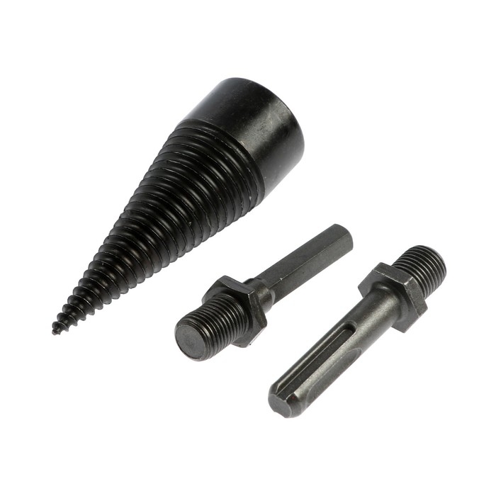 Насадка-дровокол для дрели/перфоратора ТУНДРА, 95х32 мм, шестигранный хвостовик/SDS-plus Насадка-дровокол для дрели/перфоратора ТУНДРА, 95х32 мм, шестигранный хвостовик/SDS-plus