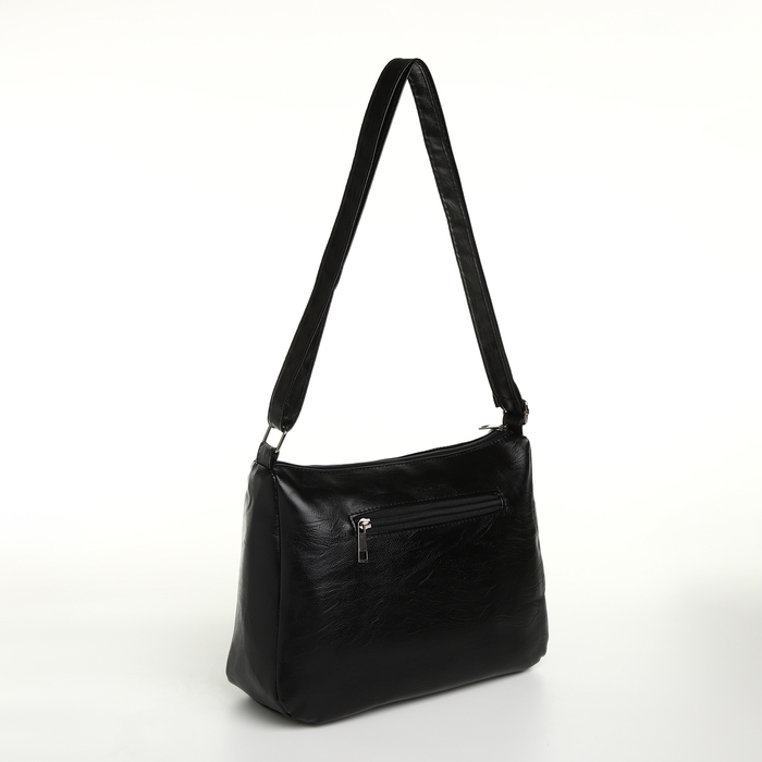 Сумка женская на молнии, цвет чёрный Сумка женская на молнии, цвет чёрный