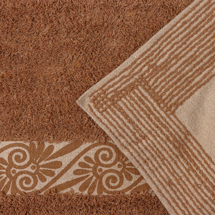 Коврик для дома Доляна «Вензель», 50×80 см, цвет коричневый Коврик для дома Доляна «Вензель», 50×80 см, цвет коричневый