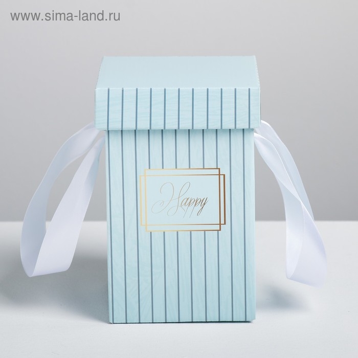 Коробка подарочная складная «Счастье», 10 х 18 см Коробка подарочная складная «Счастье», 10 х 18 см