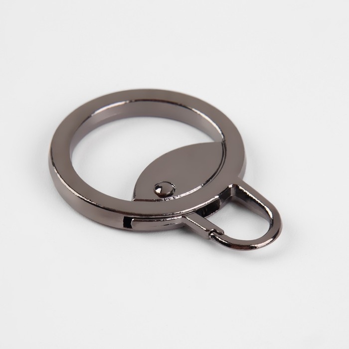 Пуллер для молнии, металлический, 3,8 × 2,8 см, 5 шт, цвет чёрный никель Пуллер для молнии, металлический, 3,8 × 2,8 см, 5 шт, цвет чёрный никель