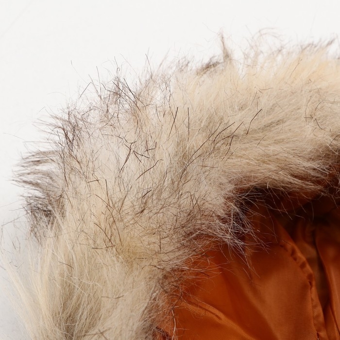 Комбинезон "Пушок", размер 14 (ДС 32 см, ОГ 42 см, ОШ 31 см), коралловый