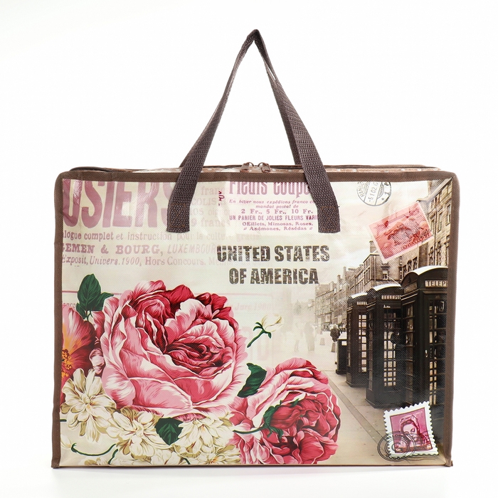 Сумка хозяйственная на молнии, цвет разноцветный Сумка хозяйственная на молнии, цвет разноцветный