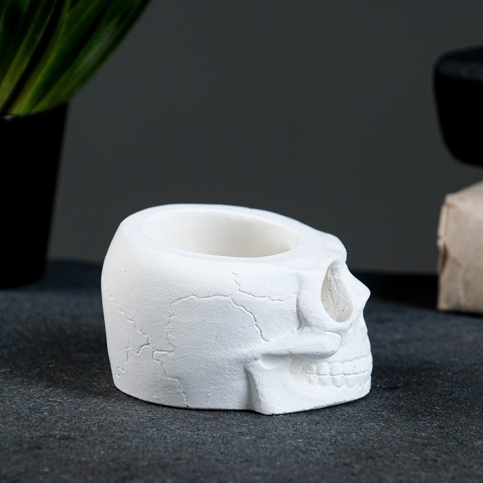 Подсвечник Подсвечник "Череп муэрто" 8х7х5см