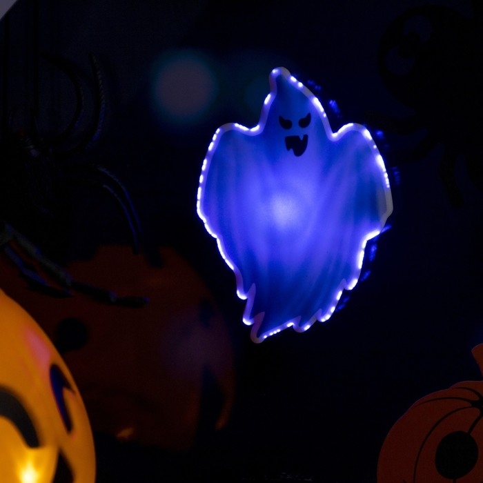 Светодиодная игрушка «Призрак» 8 × 11.5 см, батарейки AG13х3 (в комплекте), свечение мульти Светодиодная игрушка «Призрак» 8 × 11.5 см, батарейки AG13х3 (в комплекте), свечение мульти