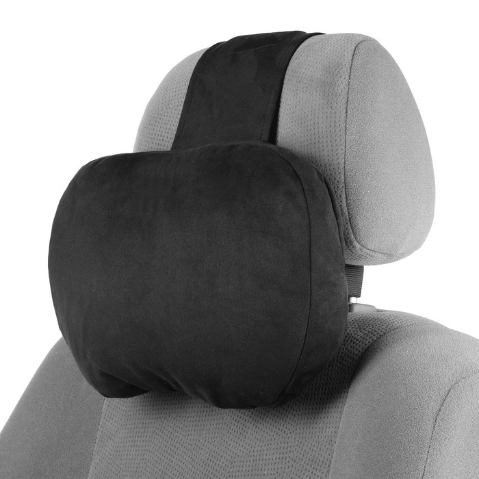 Подушка на подголовник, Premium MB, 28×22 см, черная Подушка на подголовник, Premium MB, 28×22 см, черная