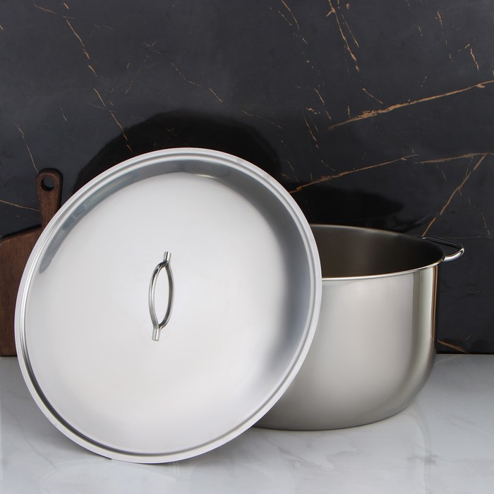 Кастрюля цельнотянутая, 35 л, d=45 см, h=21.5 см Кастрюля цельнотянутая, 35 л, d=45 см, h=21.5 см