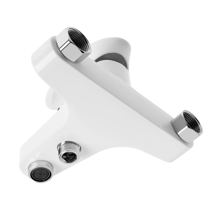 Смеситель для ванны ZEIN Z3674, однорычажный, без душевого набора, белый Смеситель для ванны ZEIN Z3674, однорычажный, без душевого набора, белый