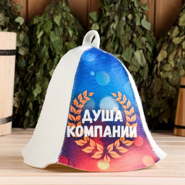 Шапка для бани  Шапка для бани "Душа компании"