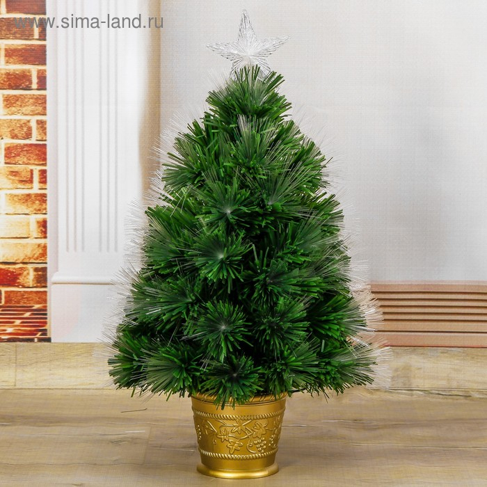 Ёлка фиброоптическая 60 см пучок перелив 55 веток Ёлка фиброоптическая 60 см пучок перелив 55 веток