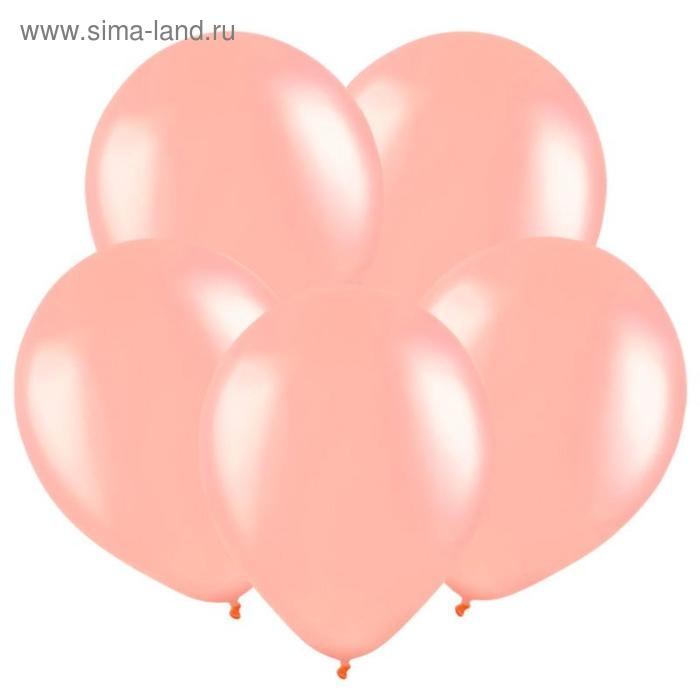 Шар латексный 12 Шар латексный 12", металл, набор 100 шт., розовое золото