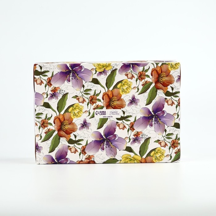 Коробка для капкейка «Ирисы», 23 х 16 х 7.5 см Коробка для капкейка «Ирисы», 23 х 16 х 7.5 см