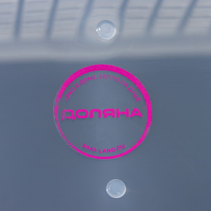 Корзина для хранения Доляна, 37,5×10,5×12 см, цвет прозрачный Корзина для хранения Доляна, 37,5×10,5×12 см, цвет прозрачный