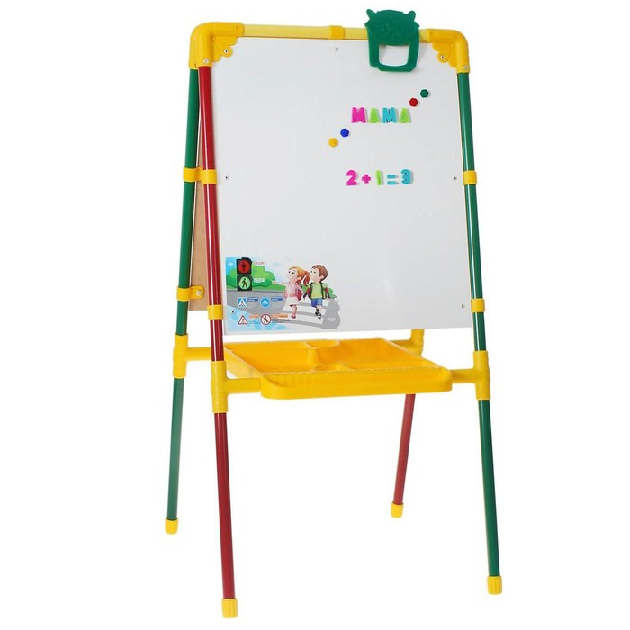 Мольберт детский, двусторонний «Светофор», размер 1040 × 516 × 70 мм Мольберт детский, двусторонний «Светофор», размер 1040 × 516 × 70 мм
